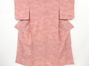 リサイクル　作家物　縮緬地暈し色無地着物